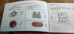 Instrukcja instalacji wyłącznika światła z ilustracjami.