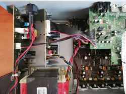 Denon AVR-1513 nie reaguje po zwarciu pinów na płycie zasilacza