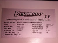 Zapieczona śruba z łbem kulistym M6x16 (imbus) - Bernardo PT 200 ED