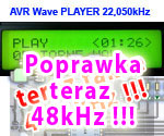 AVR WAV PLAYER - z wyświetlaczem LCD i obsługą klawiszy