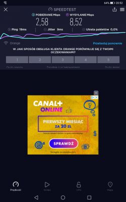 Dobór operatora dla lokalizacji 52.0475163438836, 23.134999055934546 z routerem b818