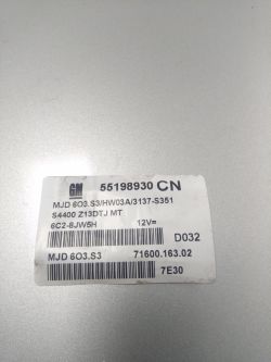 Corsa D 2007 1.3 CDTI - Nie kreci,brak diagnozy ECU