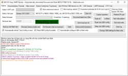 BK7231 Easy UART Flasher interface showing Reading done status