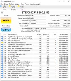 Seagate 5400 500GB - Uwaga Seagate 5400 500GB - Uwaga