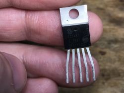 TC74A5 Temperature Sensor Close-up of a TC74A5 temperature sensor