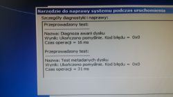 System Windows 7 włącza narzędzie do naprawy systemu podczas uruchamiania.