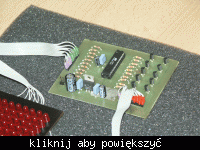 Jak zaprogramować matrycę LED 10x10 z atmega8 w C lub Bascom?