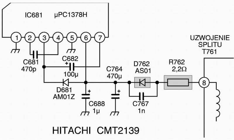 Cmt2141 схема hitachi