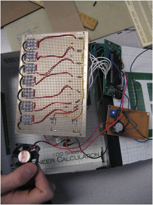 Instrument z przyciskami LED