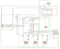 [atmega8] line follower (schemat)