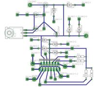 L298 schemat sterowanie 2 silnikami DC