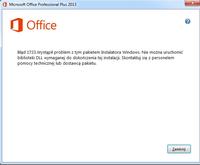 Błąd 1723 przy instalacji MS Office 2013/2010/2016 na Windows 7 - jak naprawić?