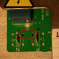 Mastercook ID4R - 2 prawe pola nie grzeją, wartość elementu SMD R120