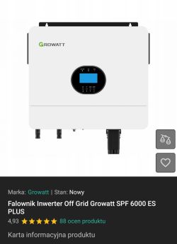 Growatt SPF 6000 i SUN DEPOSIT - jakie zabezpieczenia dla 2 stringów?