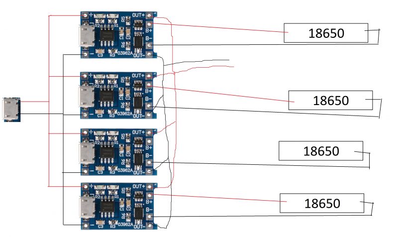 Using Multiple TP4056 Modules for Simultaneous 18650 Battery Charging: Will it Work?