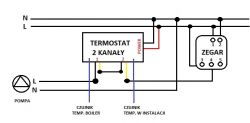 Sterowanie pomp± C.W.U. schemat/podlaczenie Sterowanie pomp± C.W.U. schemat/podlaczenie