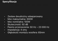 Podłączenie głośników nisko i wysoko tonowych pod jeden kanał zmostkowany - Chrunch gpx1200.4