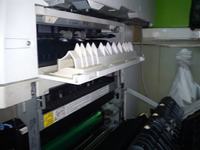 Ricoh 1045 -z pieca kartki wyrzuca złą drogą transportu na półkę.