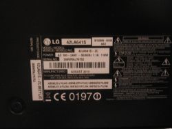 LG 42LA641S TV Issue: No Picture/No Sound - T-Con Board Damage, C245 Capacitor Replacement Advice LG 42LA641S TV Issue: No Picture/No Sound - T-Con Board Damage, C245 Capacitor Replacement Advice