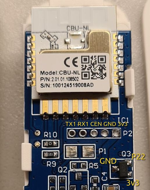 Flashing ONENUO Tuya Wifi Door Sensor BK7231N CBU-NL with Tasmota ...