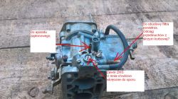 Fiat 125p 84r 1.5 - Strzela po wymianie gaźnika na 34S2C12 z poloneza