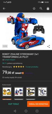 Zdalnie sterowane autko 2.4GHz - synchronizacja z pilotem po wyłączeniu