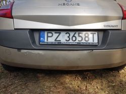 Renault Megane II 1.5dCi 105KM - Auto po stłuczce - naprawa tyłu Renault Megane II 1.5dCi 105KM - Auto po stłuczce - naprawa tyłu