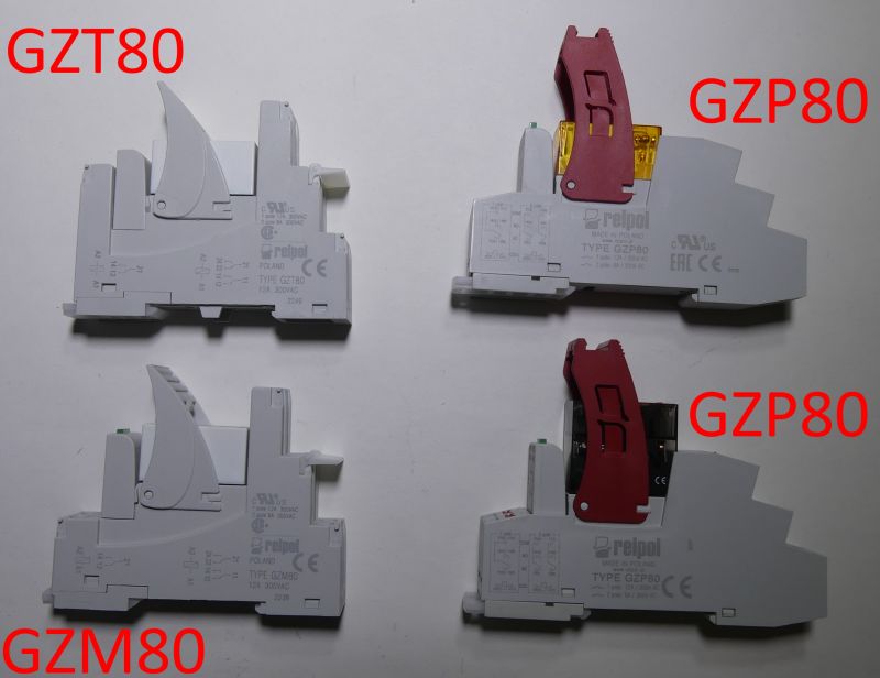 Przekaźniki interfejsowe Relpol PI84, PI85 z gniazdami GZP80, GZT80, GZM80 - przegląd