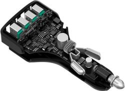 Czteroportowa ładowarka samochodowa Aukey CC-01. Mocna 9,6A