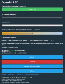 Configuring OpenBeken on MagicHome RGBW-IR with BL602 for Home Assistant Discovery Configuring OpenBeken on MagicHome RGBW-IR with BL602 for Home Assistant Discovery