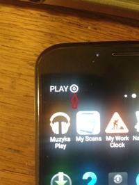 Ikona po prawej stronie nazwy operatora na Motorola Moto X (KitKat) - co oznacza?