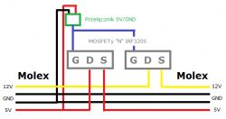 MOSFET jako włącznik dysku HDD MOSFET jako włącznik dysku HDD