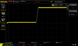 2A DC / DC buck converter test with regulation and voltage and current display