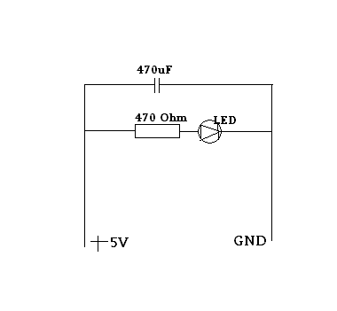 Linijka diodowa na attiny2313