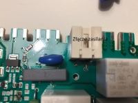 Bosch SRV53M03EU/41 - Spalony moduł, co zasila uszkodzone złącze?