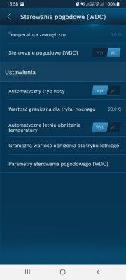 Bosch Easycontrol CT200 jak ustawić krzywą grzewczą