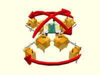 Tote - robot czworonożny o bardzo prostej konstrukcji