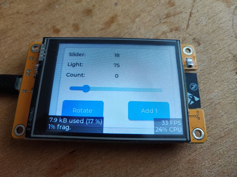 ESP32 and touch display - part 5 - LVGL in SquareLine Studio ESP32 and touch display - part 5 - LVGL in SquareLine Studio