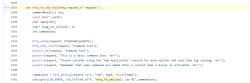 Code editor screenshot showing C function http_fn_cmd_tool with http_html_start and poststr calls