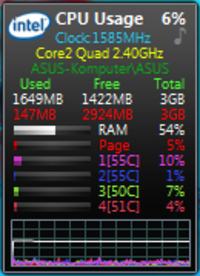 C2Q Q6600 - Wysoka temperatura w spoczynku po podkręceniu do 2.8 GHz