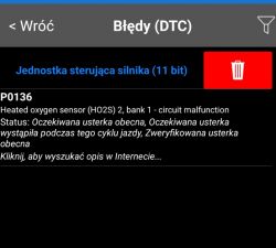 Sonda lambda Clio III 1.2 16V 2007 - wymiana, analiza wykresów, objawy