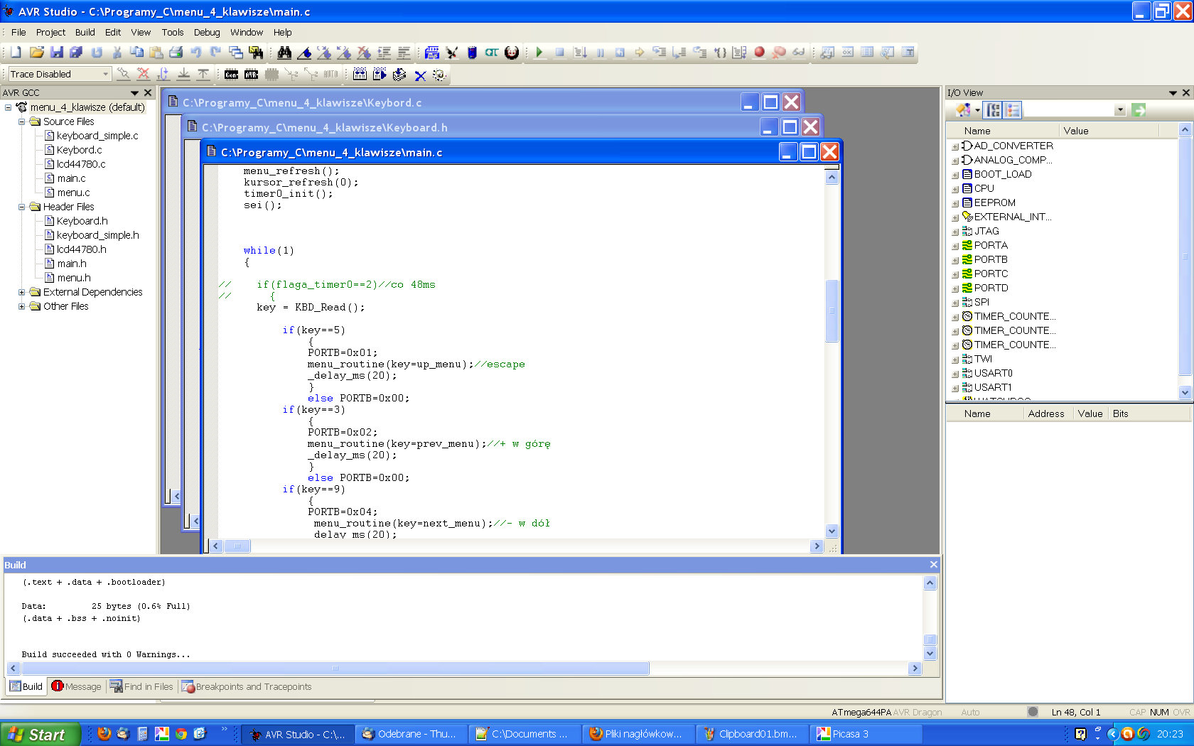 [AVR]Pliki nagłówkowe LCD.h