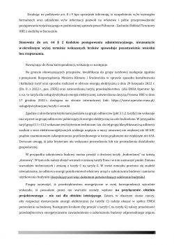 Changing the tariff from C11 to G11 or another one in the "utility building"