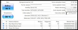 Samsung SSD 850 EVO 250GB - 81% dobry, ocena S.M.A.R.T.