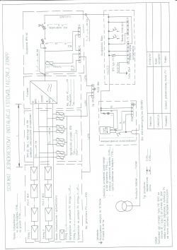 6 KWp photovoltaic installation - diagram and connection method