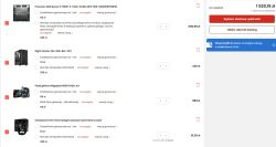 Lista zakupów PC obejmująca procesor, obudowę, płytę główną i chłodzenie CPU