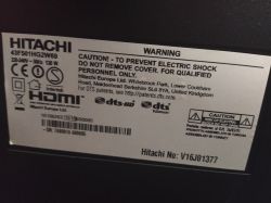 Hitachi 43F501HG2W69 - Ciągły reset tv - potrzebne oprogramowanie.