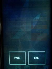 LG G4 Stylus Display - glow from previous activities remains - icons etc.