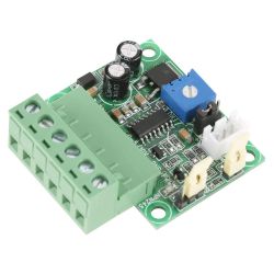 Konwerter sygnału 0-10V na PWM z elementami elektronicznymi.
