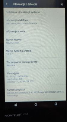 Kasa Novitus Next - Jak wgrać czysty system Android?